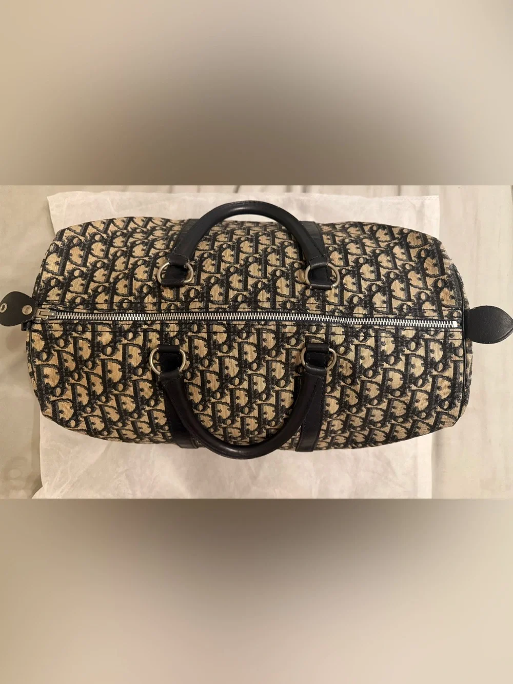Christian Dior Oblique Monogram Boston/Duffle Bag